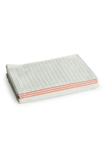 Baina Hayes Organic Cotton Bath Towel In Blue