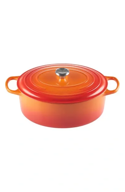 Le Creuset 9.5-qt. Signature Oval Dutch Oven In Flame