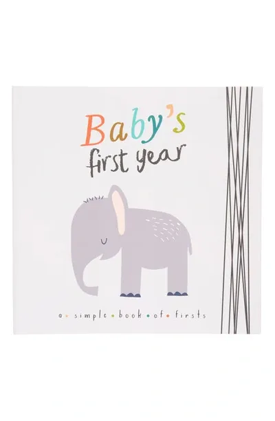 Lucy Darling Kids'  'baby's First Year' Memory Book In Multi