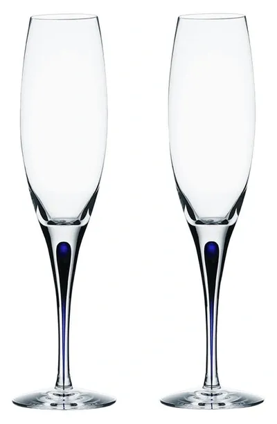 Orrefors Intermezzo Set Of 2 Champagne Flutes In No Color