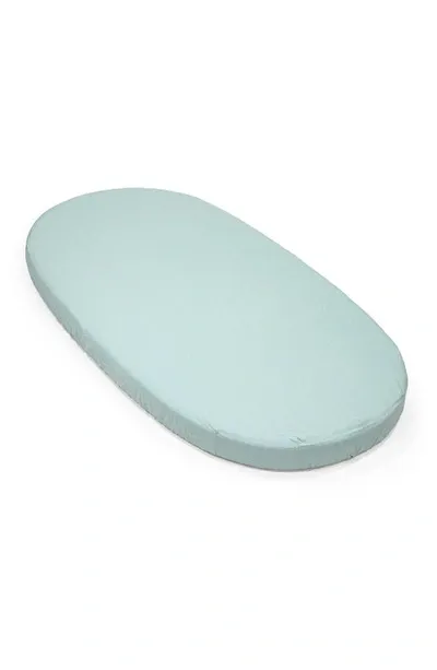 Stokke Kids'  Sleepi™ V3 Fitted Sheet In Sage