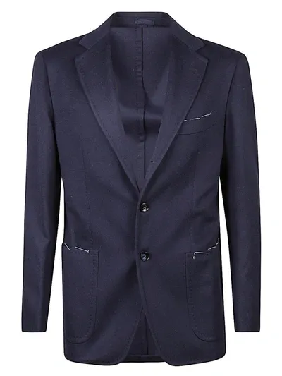 Sartorio Napoli Cashmere Jacket In Blue