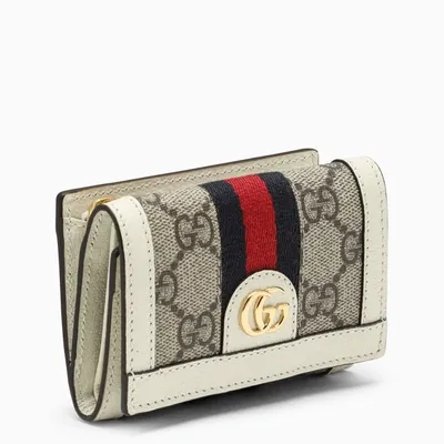 Gucci Ophidia Beige Bi-fold Wallet