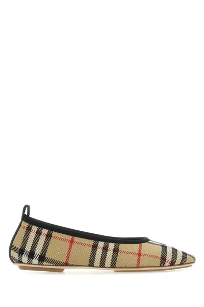 Burberry Ballerine-40 Nd  Female In Checked