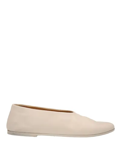 Marsèll Coltellaccio Ballet Flats In White