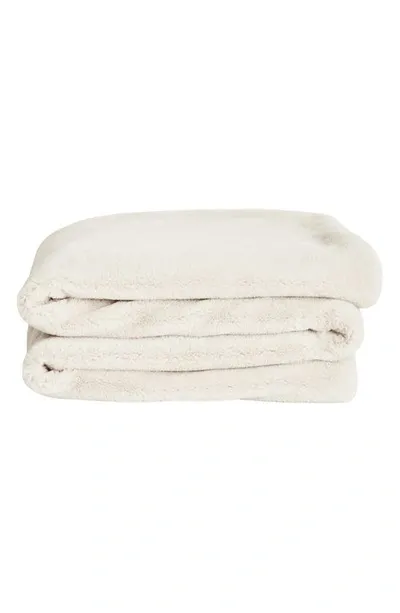 Unhide Lil' Marsh Small Plush Blanket In Snow White