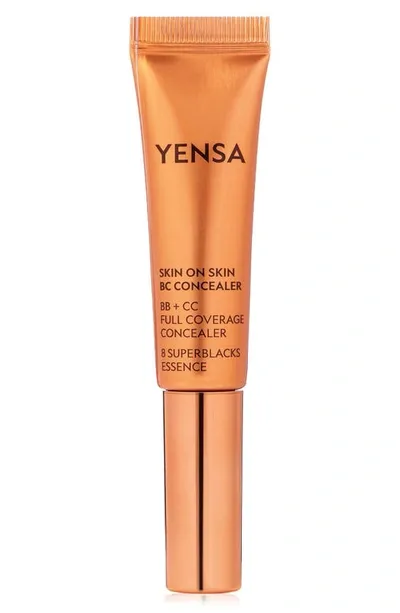 Yensa Skin On Skin Bb + Cc Full Coverage Hyaluronic Serum Concealer In Medium Golden