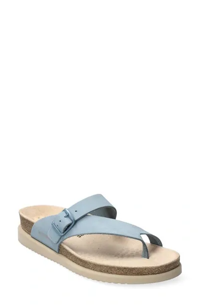 Mephisto Helen Toe Loop Sandal In Sky Blue