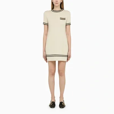 Gucci Gardenia Wool Knit Dress