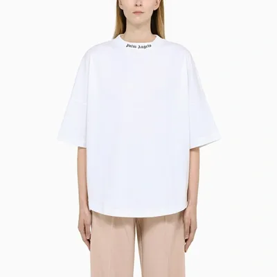 Palm Angels White Oversize T-shirt