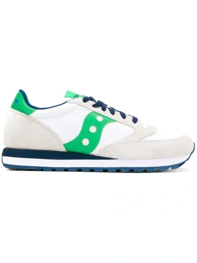 Saucony Sneakers Mit Wildledereinsätzen In White