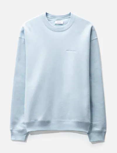 Saintwoods Blue Embroidered Crewneck