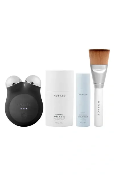 Nuface ® Mini+ On-the-go Facial Toning Starter Kit $309 Value In Midnight Black