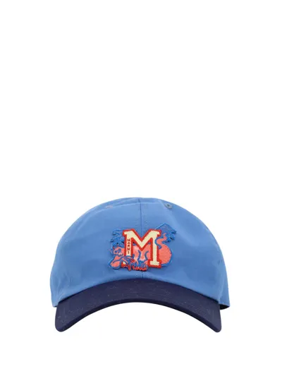 Marni Blue Cinch Strap Cap