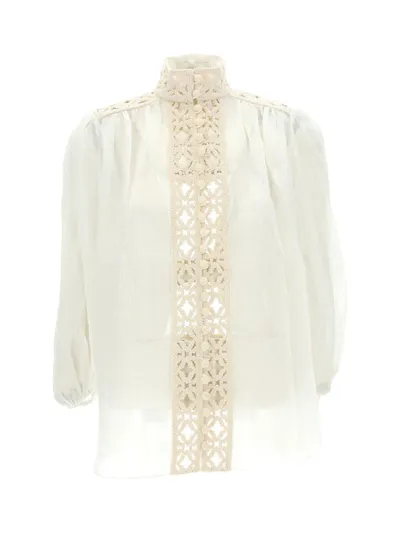 Zimmermann Shirts In Ivory