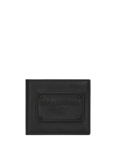 Dolce & Gabbana Wallet With Application In Black