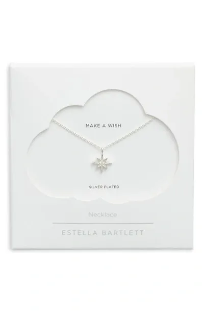 Estella Bartlett North Star Pendant Necklace In Metallic