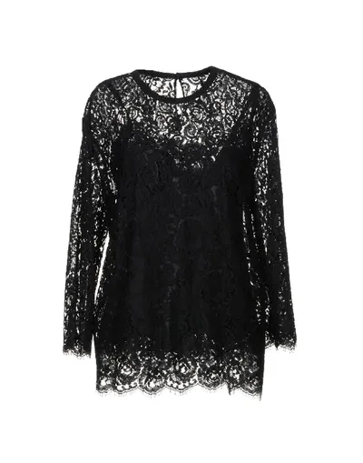 Dolce & Gabbana Blouses In Black