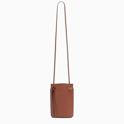 Loewe Dice Shoulder Bag Brown In Orange