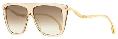 Jimmy Choo Suvi Browline Sunglasses In Beige