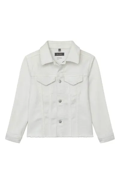 Dl1961 Kids' Girl's Manning Denim Jacket In White