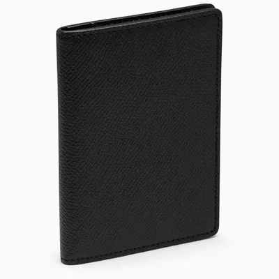 Maison Margiela Black Leather Credit Card Holder