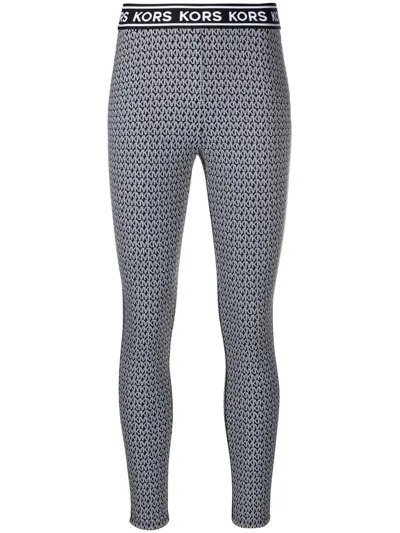 Michael Michael Kors Leggings Mit Monogramm-print In Black