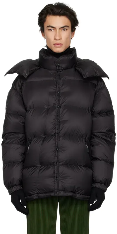 Moncler Genius Galenstock Quilted Down Hooded Jacket In Black