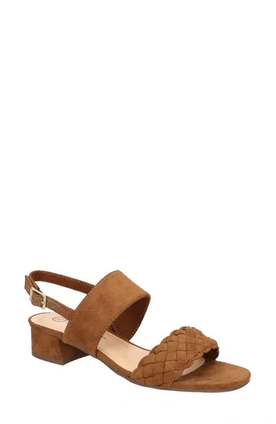 Bella Vita Women's Ellison Slingback Sandals In Cognac Suede