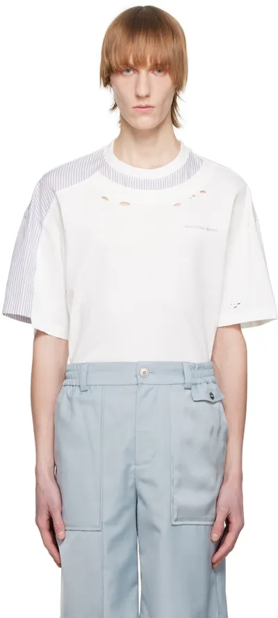 Feng Chen Wang Chest Logo-print Detail T-shirt In White