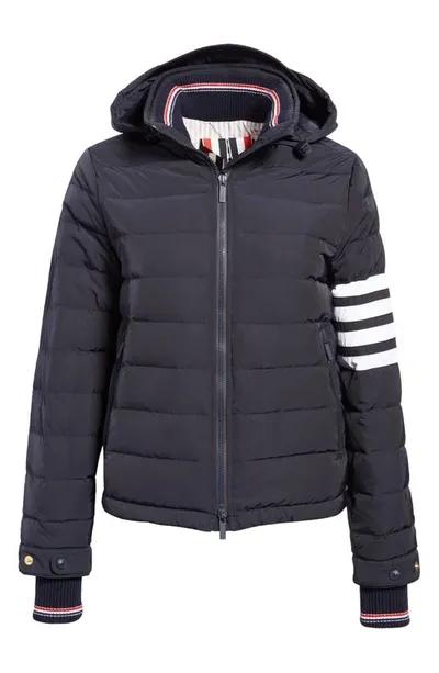 Thom Browne 4-bar Down Ski Jacket In Navy