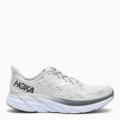 Hoka One One Light Grey Clifton 8 Sneakers In Beige