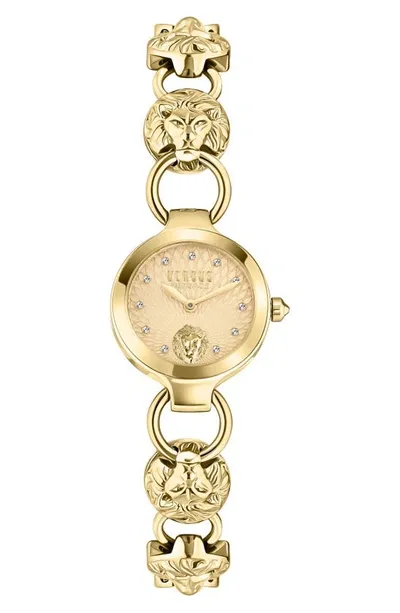 Versus Versace Broadwood Petite Bracelet Watch, 26mm In Ip Yellow Gold