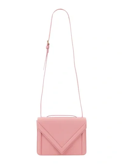 Mansur Gavriel M-frame Shoulder Bag In Pink