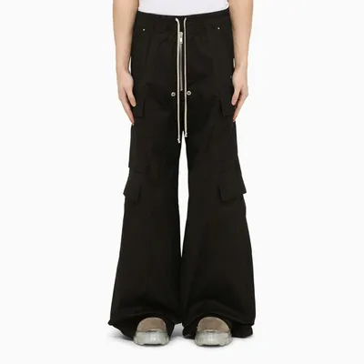 Rick Owens Flared Black Trousers