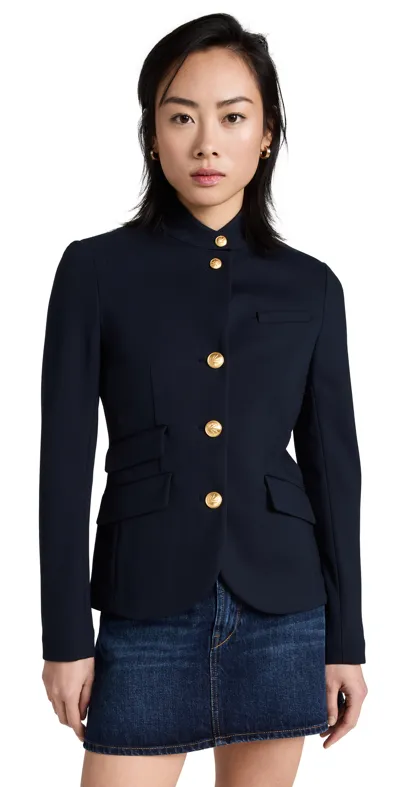 Rag & Bone Slade Stand Collar Blazer In Salute