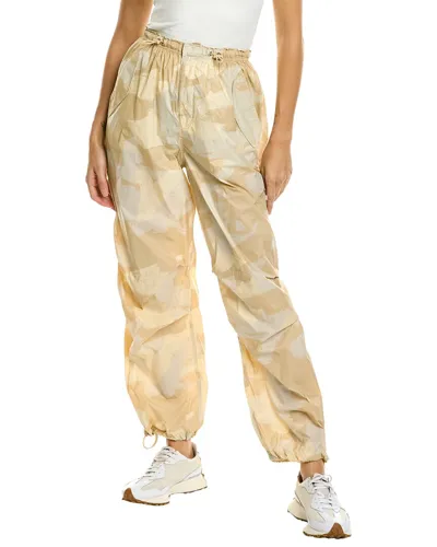 Rag & Bone Becky Camo Nylon Flight Pants In Beige Camo