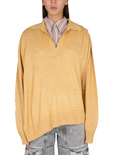 Isabel Marant Giliane Shirt In Yellow