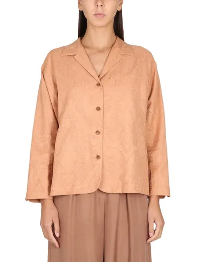 Alysi Jacket Ajoure In Brown