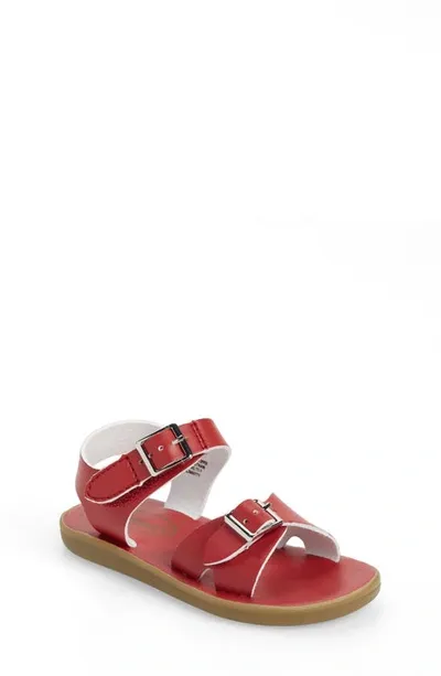 Footmates Kids' Tide Waterproof Sandal In Apple Red Micro