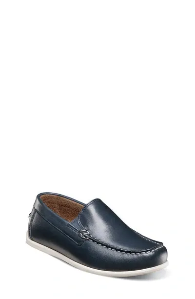 Florsheim Kids' Jasper Venetian Loafer In Navy