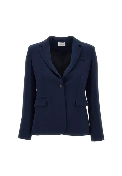 P.a.r.o.s.h Parosh "panty" Blazer In Blue