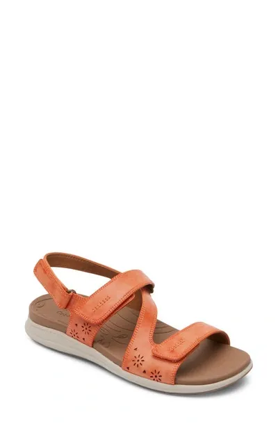 Rockport Cobb Hill Tala Sandal In Coral