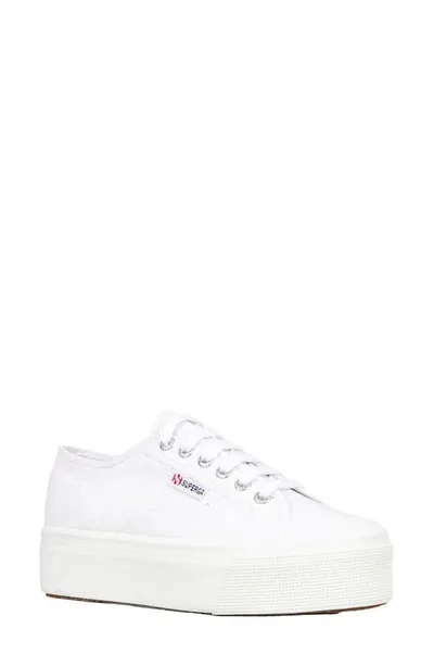 Superga 2790 Platform Sneaker In White