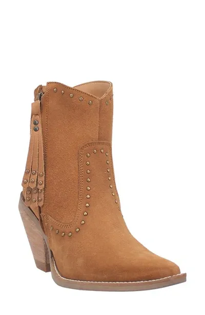 Dingo Classy N Sassy Western Boot In Camel Suede