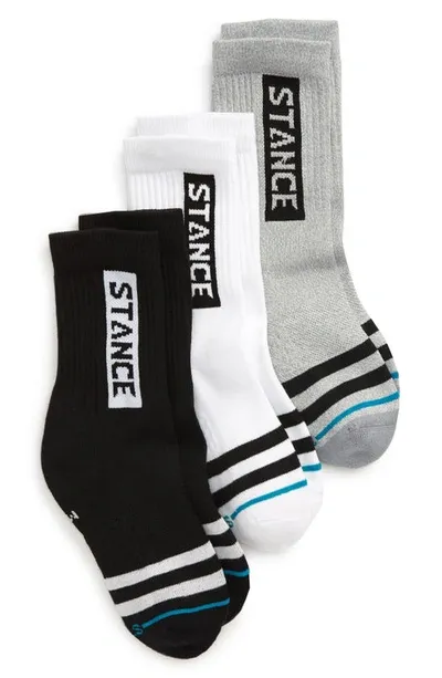 Stance Assorted 3-pack Athletic Socks In Multi