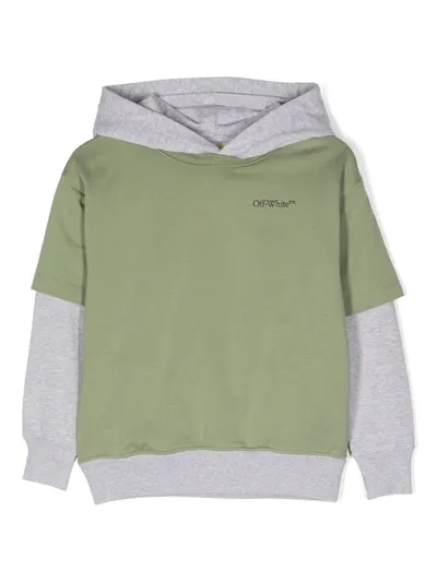 Off-white Sweater  Kids Color Military In Olive Black