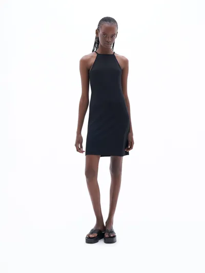 Filippa K Strap Jersey Dress In Black