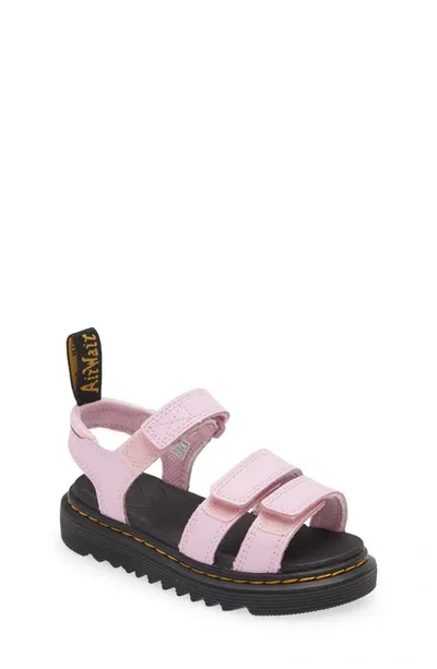 Dr. Martens' Touch-strap Leather Sandals In Pale Pink