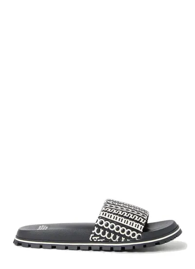 Marc Jacobs The Monogram Slides In Black